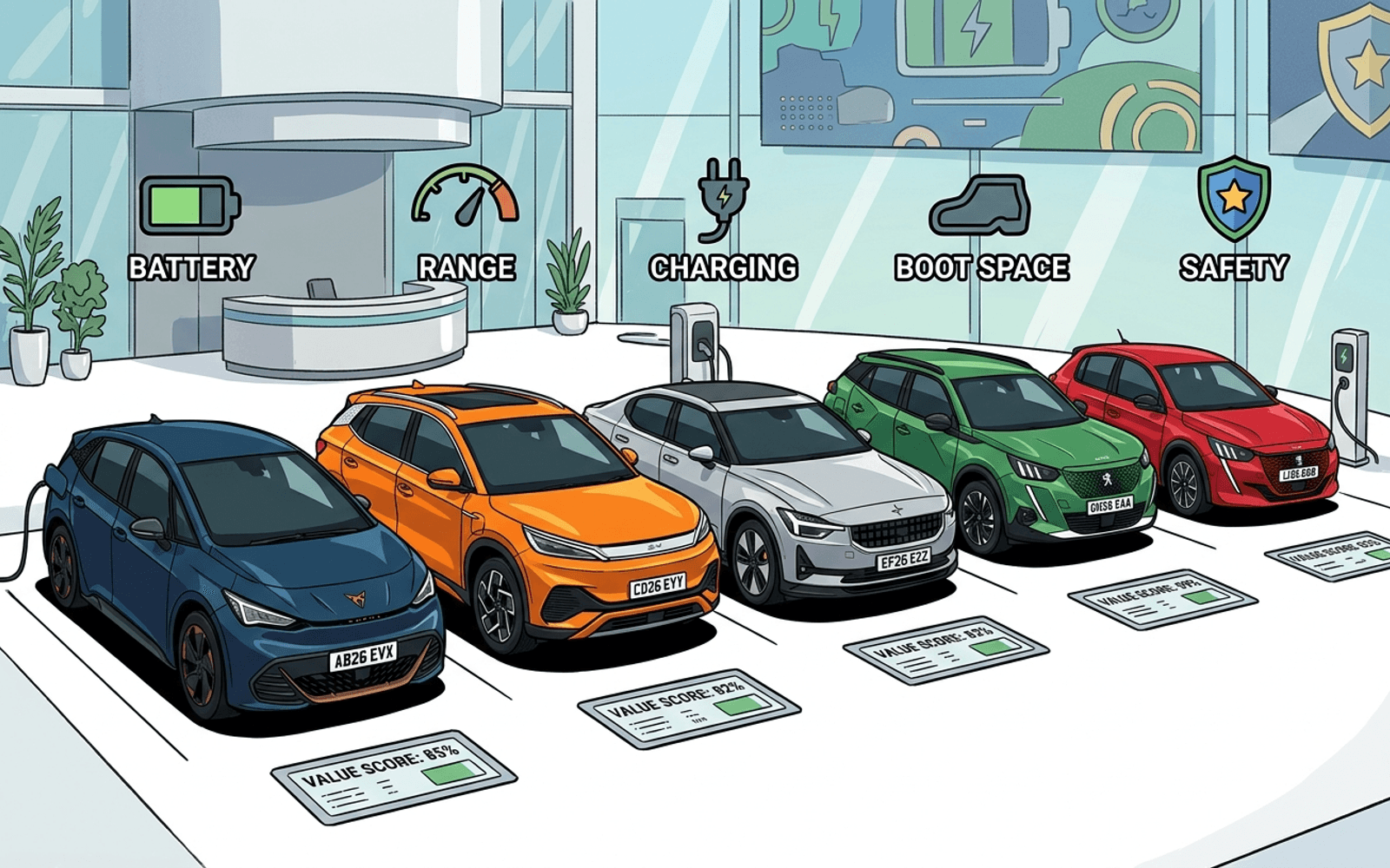 Best Electric Cars Under £40,000 UK 2026